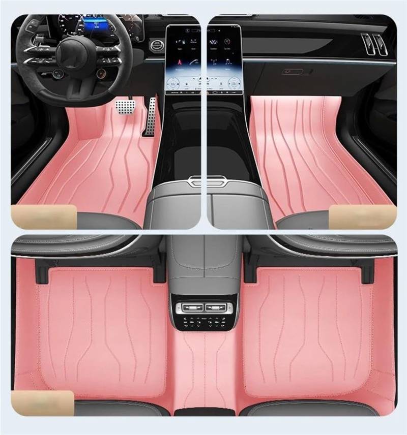 Antirutschmatten Für Volvo XC90 2015 2016 2017 2018 2019 2020 Custom Full Set Leder Auto Fußmatten Innen Zubehör Teppich Teppich(5 PCS6) von DZSQQGSDSF