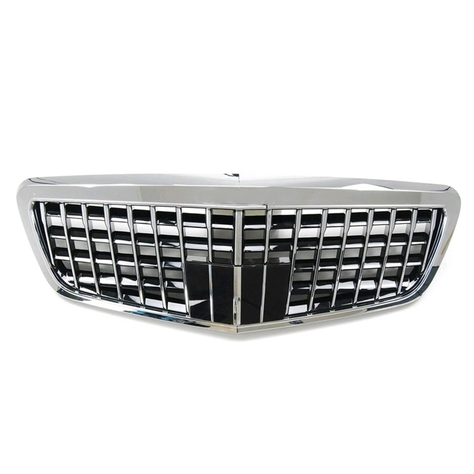 DZSQQGSDSF FrontstoßStange Für Benz S-Klasse W221 S350 S400L 2009–2013 Vorderer Auto-Kühlergrill Doppellamellen Grill(Silber) von DZSQQGSDSF