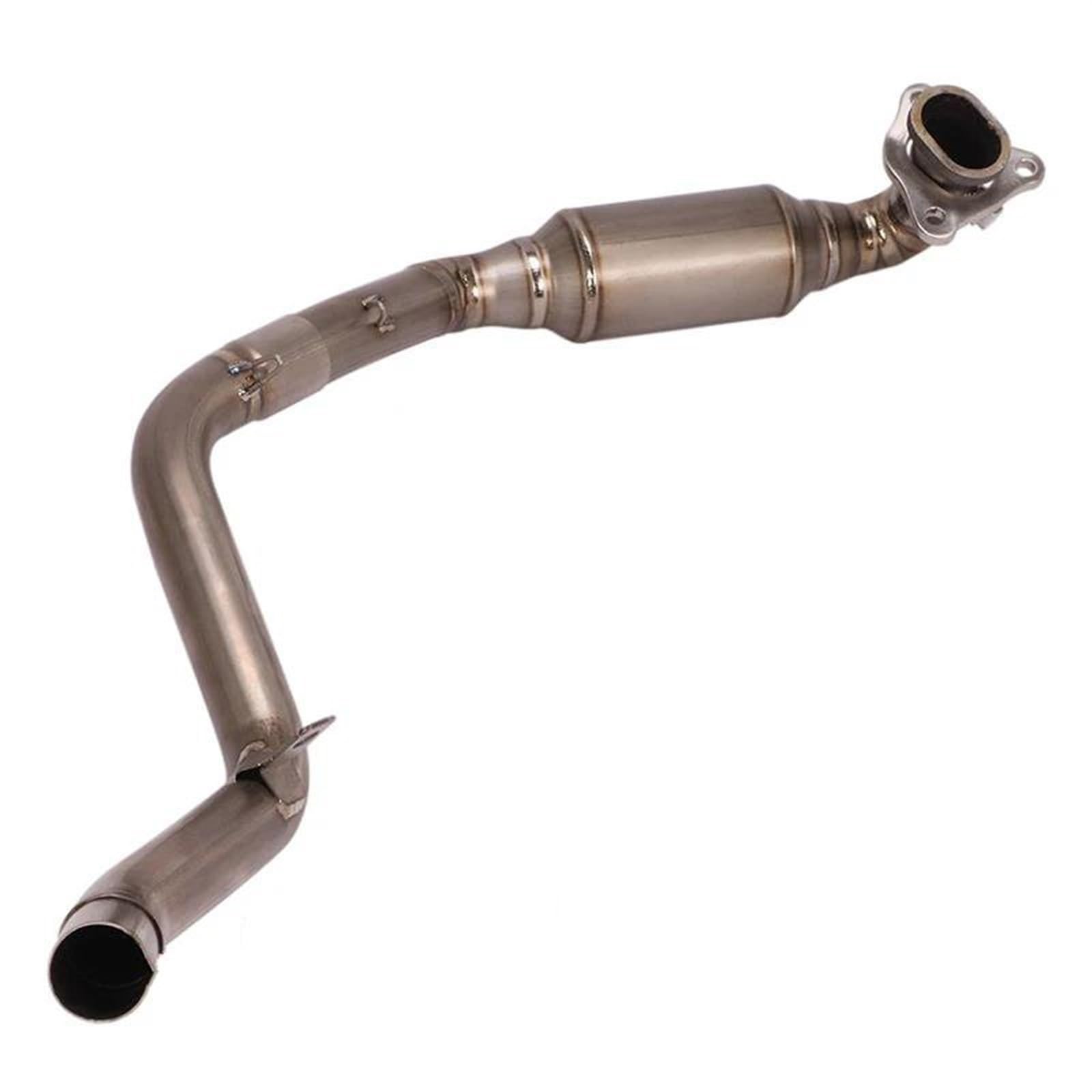 Motorrad Schalldämpfer Für INTEGRA Für 750 Für DCT Für NC700 Für NC750X Slip On Front Middle Link Pipe Motorradauspuff Modifiziertes Fluchtrohr Aus Titanlegierung Schalldämpfer Auspuffrohr von DZSQQGSDSF