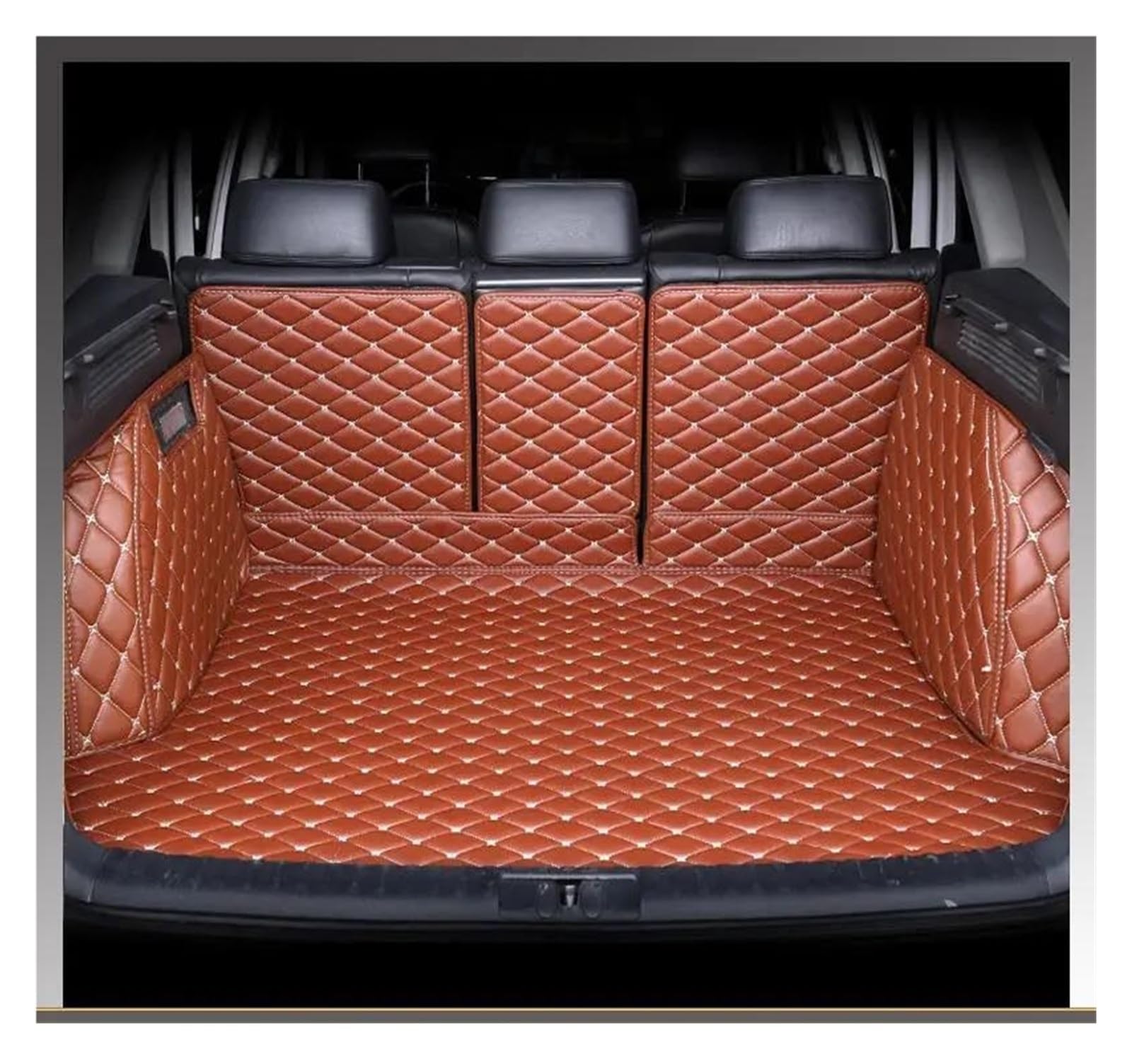 Auto Kofferraummatte Für A3 Für Sportback 2008 2009 2010 2011 2012 2013 Vollständige Abdeckung Auto Kofferraummatte Cargo-Liner Innenteppich Kofferraum Schutzmatte(Braun) von DZSQTGJKIO