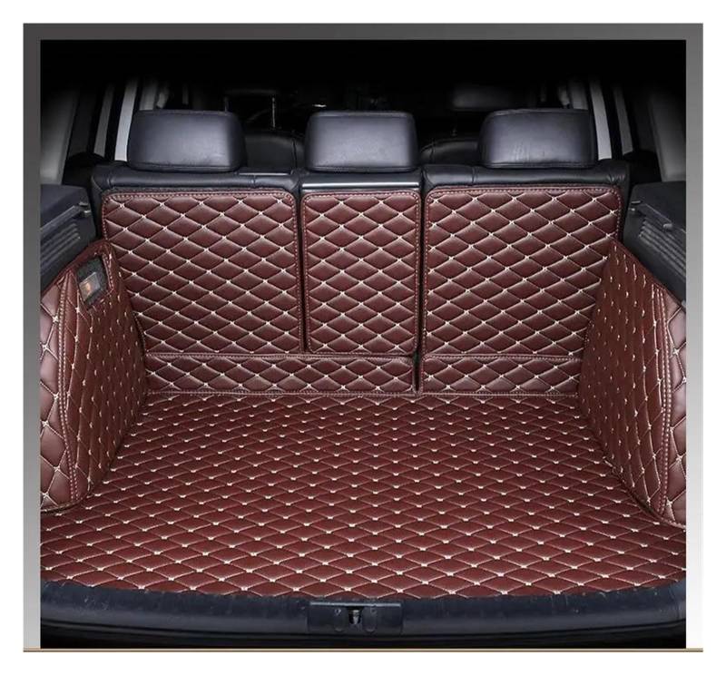 Auto Kofferraummatte Für A3 Für Sportback 2008 2009 2010 2011 2012 2013 Vollständige Abdeckung Auto Kofferraummatte Cargo-Liner Innenteppich Kofferraum Schutzmatte(Dunkelbraun) von DZSQTGJKIO