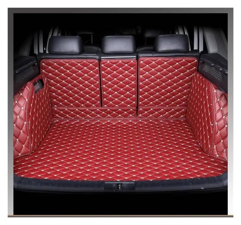 Auto Kofferraummatte Für A3 Für Sportback 2008 2009 2010 2011 2012 2013 Vollständige Abdeckung Auto Kofferraummatte Cargo-Liner Innenteppich Kofferraum Schutzmatte(Rot) von DZSQTGJKIO