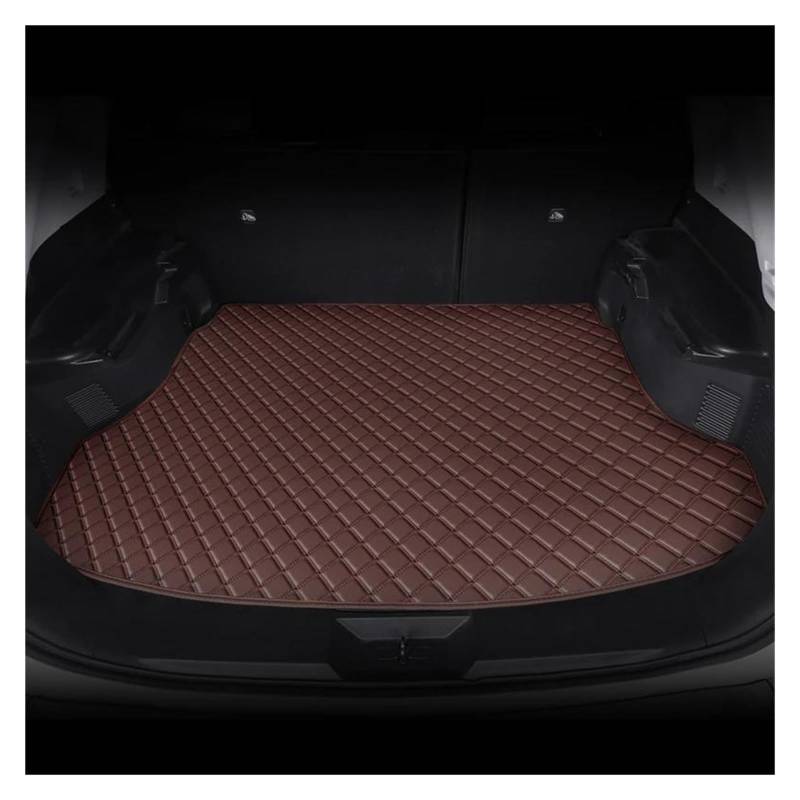 Auto Kofferraummatte Für Buick Für Envision 2014 2015 2016 2017 2018 2019 PU-Leder-Kofferraummatten Teppich Innenausstattung Kofferraum Schutzmatte(Kaffee) von DZSQTGJKIO