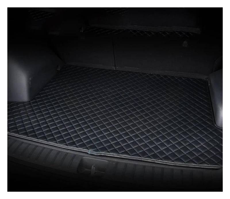 Auto Kofferraummatte Für Cayenne 2011 2012 2013 2014 2015 2016 2017 Kofferraummatte Cargo-Liner Teppich Innenausstattung Boot Liner Mat Kofferraum Schutzmatte(Schwarz) von DZSQTGJKIO