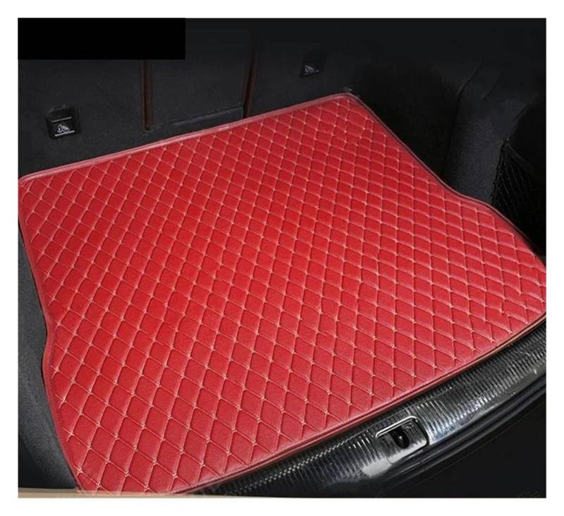 Auto Kofferraummatte Für Citroen C5 Limousine 2010-2017 2018 2019 Kofferraummatte Boot Cover Pad Innenschutz Zubehör Cargo-Liner Kofferraum Schutzmatte(Rot) von DZSQTGJKIO