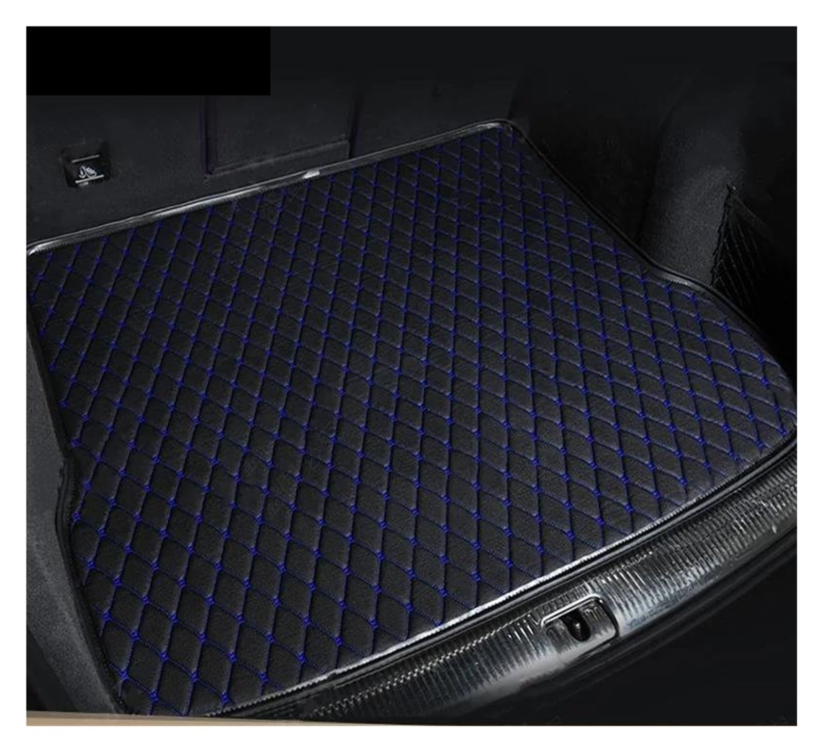 Auto Kofferraummatte Für Jeep Für Patriot 2009 2010 2011 2012 2013 2014 2015 2016 2017 Kofferraummatte Cargo-Liner Innenteppich Kofferraummatte Kofferraum Schutzmatte(Schwarz Blau) von DZSQTGJKIO