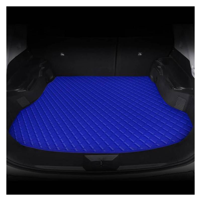 Auto Kofferraummatte Für Serie X7 7seat 2019 2020 2021 PU Leder Custom Car Kofferraummatten Innenteppich Zubehör Kofferraummatte Kofferraum Schutzmatte(Blau) von DZSQTGJKIO