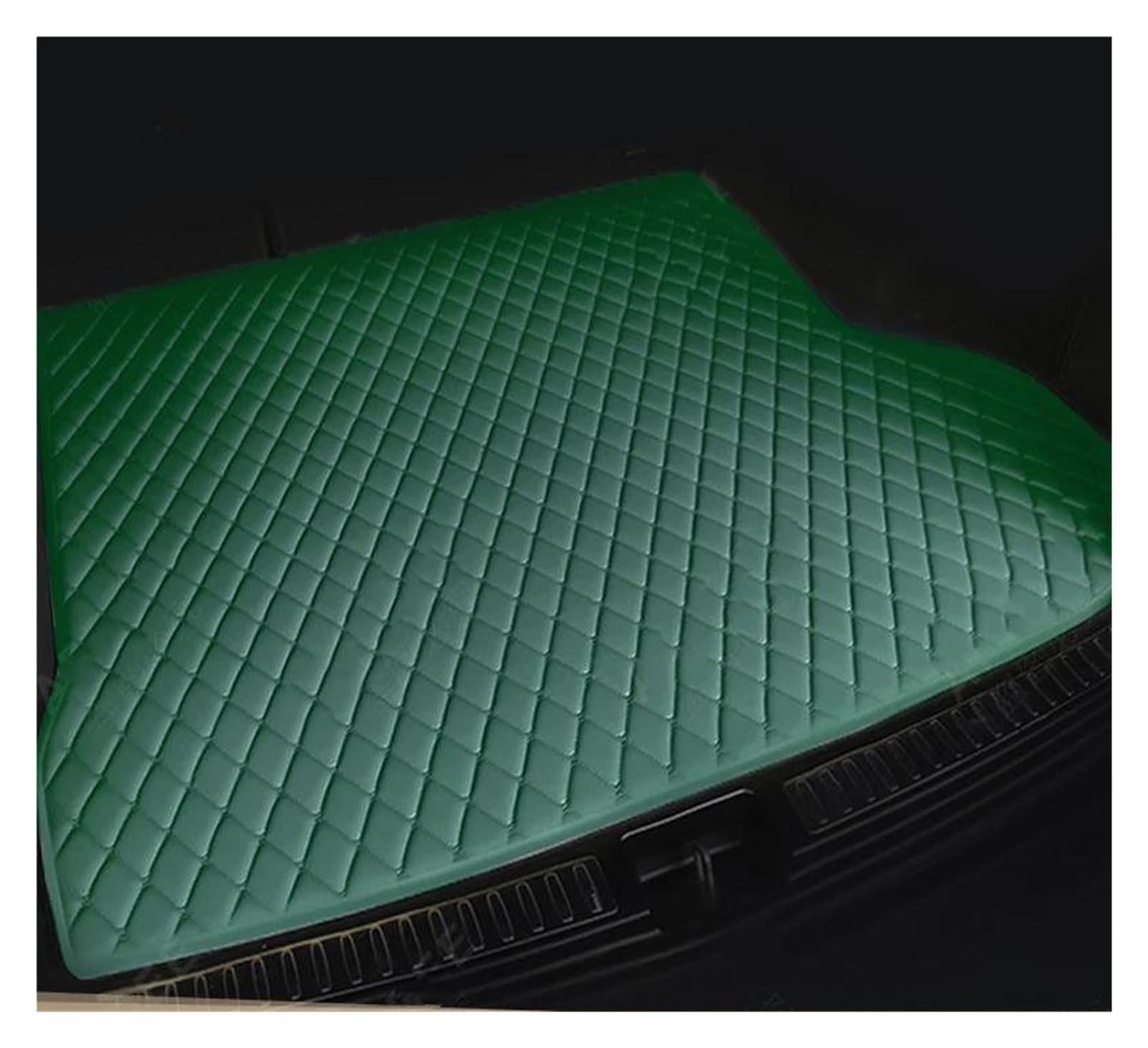 Auto Kofferraummatte Für VW Für Jetta 2019 2020 2021 2022 2023 Custom Car Trunk Mat Cargo Liner Auto Innendekoration Zubehör Kofferraum Schutzmatte(GRÜN) von DZSQTGJKIO