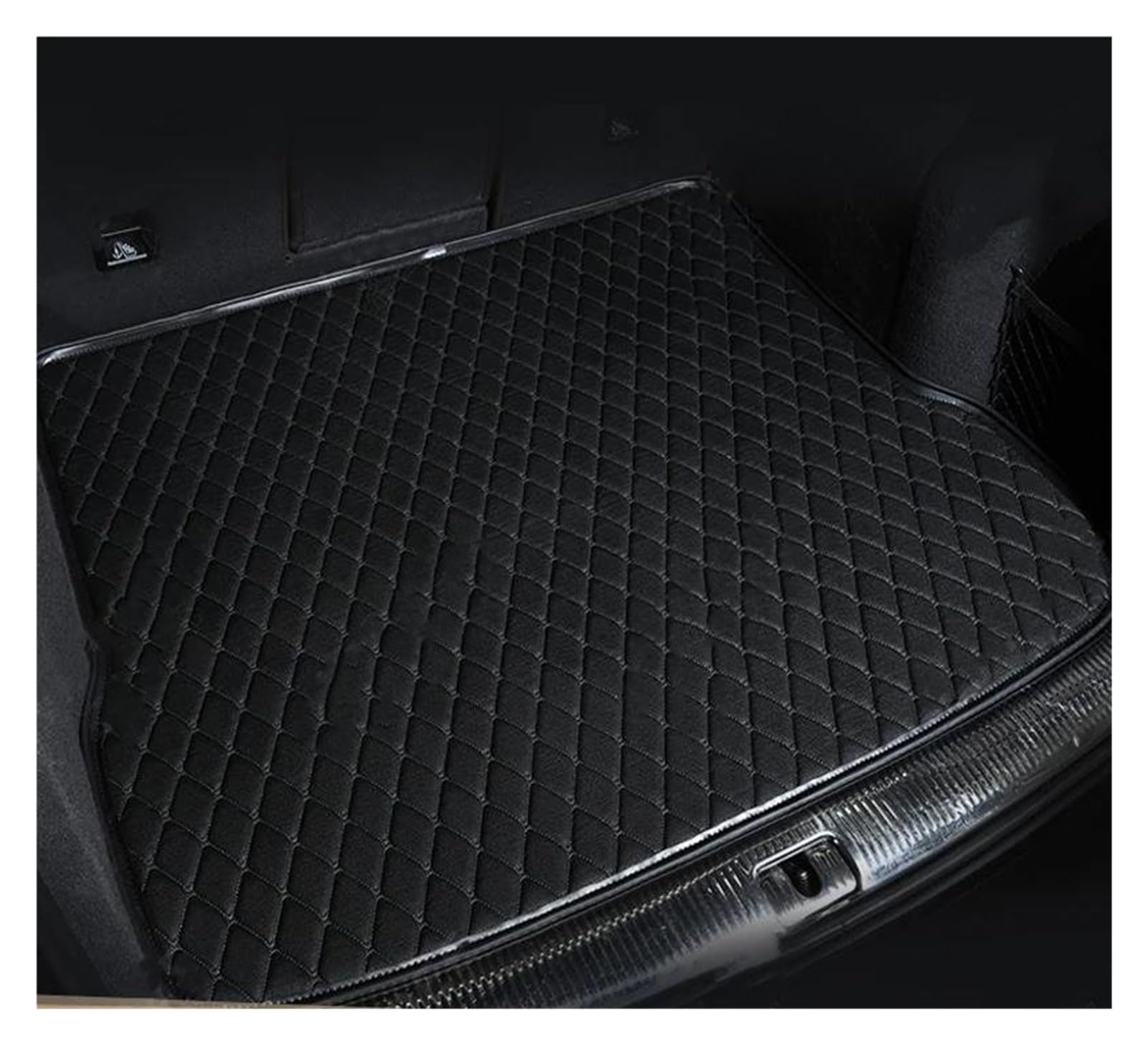 Auto Kofferraummatte Für X1 E84 2012 2013 2014 2015 Custom Car Kofferraummatte Autozubehör Innendekoration Teppich Kofferraumwanne Matte Kofferraum Schutzmatte(Black-Black) von DZSQTGJKIO