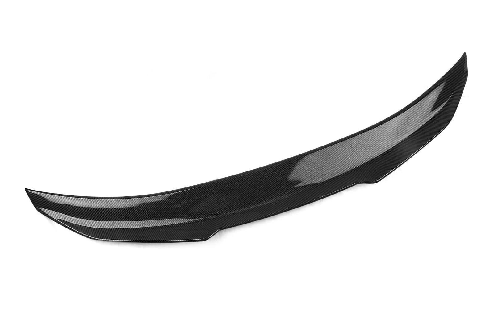 DZSQTGJKIO Für E92 M3 Für Basis Coupe 2 Tür 2006-2012 Für PSM Stil Hinten Stamm Deckel Spoiler Flügel Carbon Look/Glanz Schwarz Kofferraumspoiler(Kohlenstoff-Look) von DZSQTGJKIO