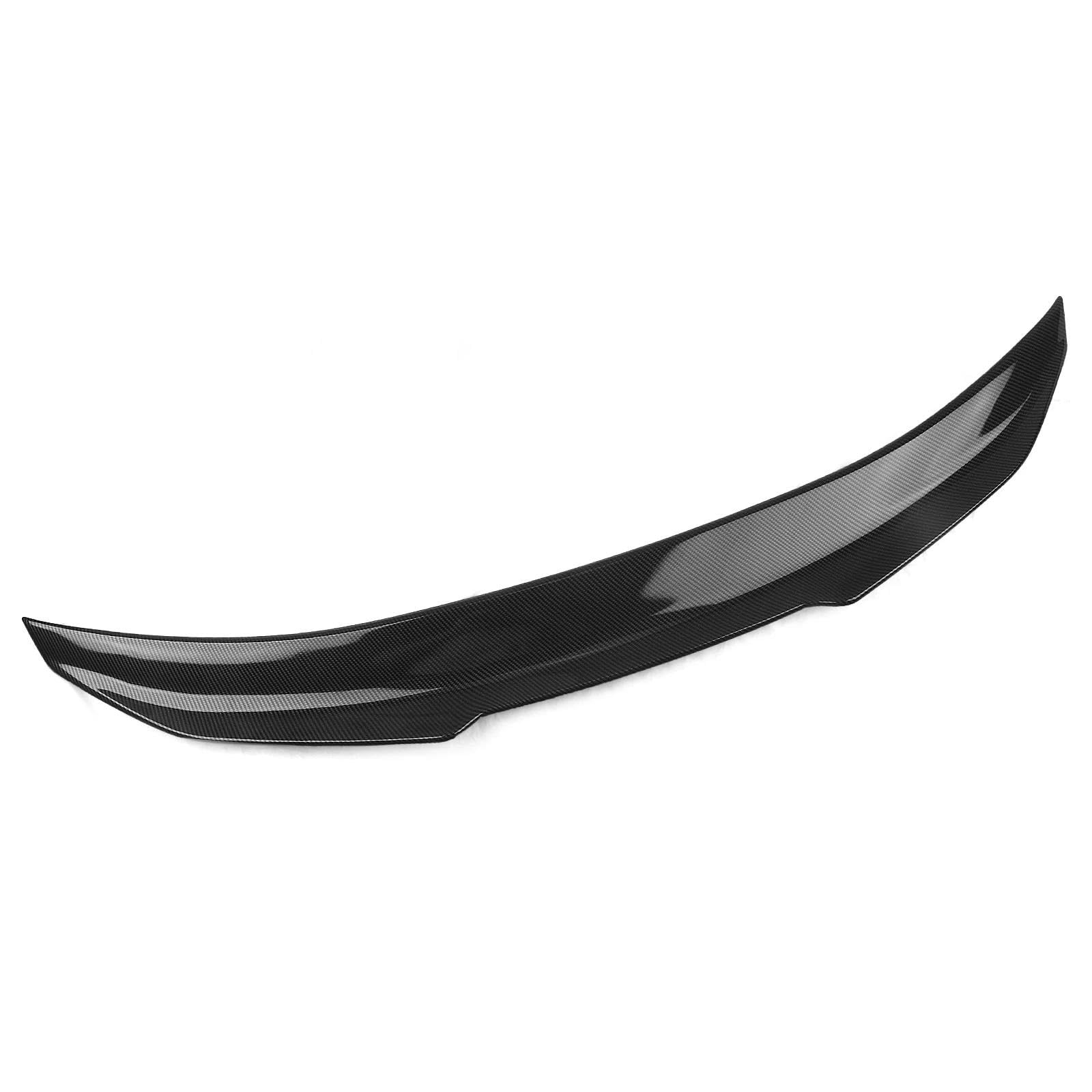 DZSQTGJKIO Hinten Stamm Deckel Spoiler Flügel Für E90 3 Serie 2006-2011 M3 Limousine 2008-2012 Auto Splitter Lip Kofferraumspoiler(Kohlefaser-Look) von DZSQTGJKIO