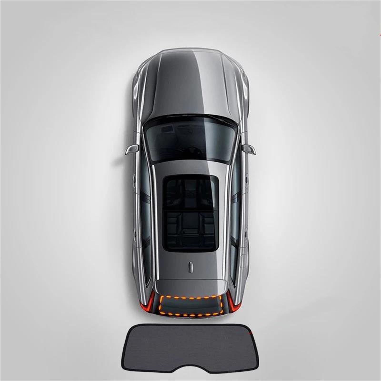 Auto-Sonnenschutz Für KIA Für Sportage SL 2011 2012 2013 2014 2015 Auto Fenster Sonnenschutz UV Sonnenschutz Visier Net Mesh Auto Sonnenblende(Back Sunshade) von DZSQTUND