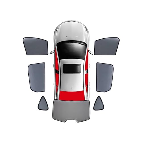 Auto fensterblenden Für Mazda CX-30 2020 2021 2022 2023 Magnetische Auto Sonnenschutz Frontscheibe Vorhang Hinten Seite Fenster Sonnenschutz Visier Auto Sonnenschutz Fenstervisiere(7PCS) von DZSQWEQRR