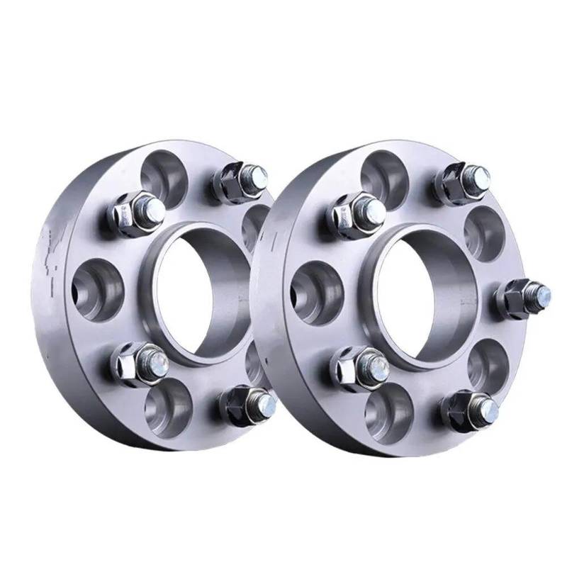 Spurverbreiterung 2 Stück 5x114,3 67,1 Mm Spurverbreiterung Für Hyundai Für Alcazar Für AvanteN Für Azera Für Creta Für Grand Für Elantra N Für I20N I30N I30 Auto Rad Distanzscheiben(Silber,15mm) von DZSQWETYU