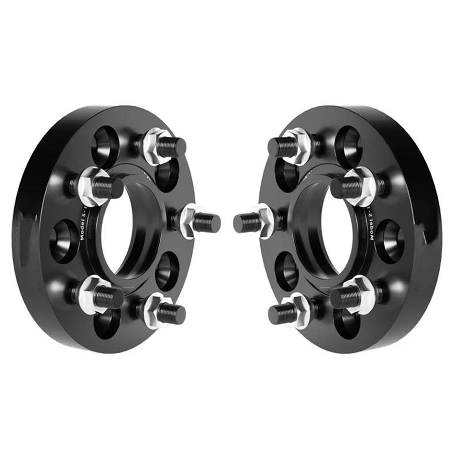 Spurverbreiterung 2 Stücke T6-7075 Spurverbreiterungen 5x120 CB 64,1mm M14x1,5 Hub Adapter Reifen Zubehör Für Tesla Für Modell X Auto Rad Distanzscheiben(15mm) von DZSQWETYU