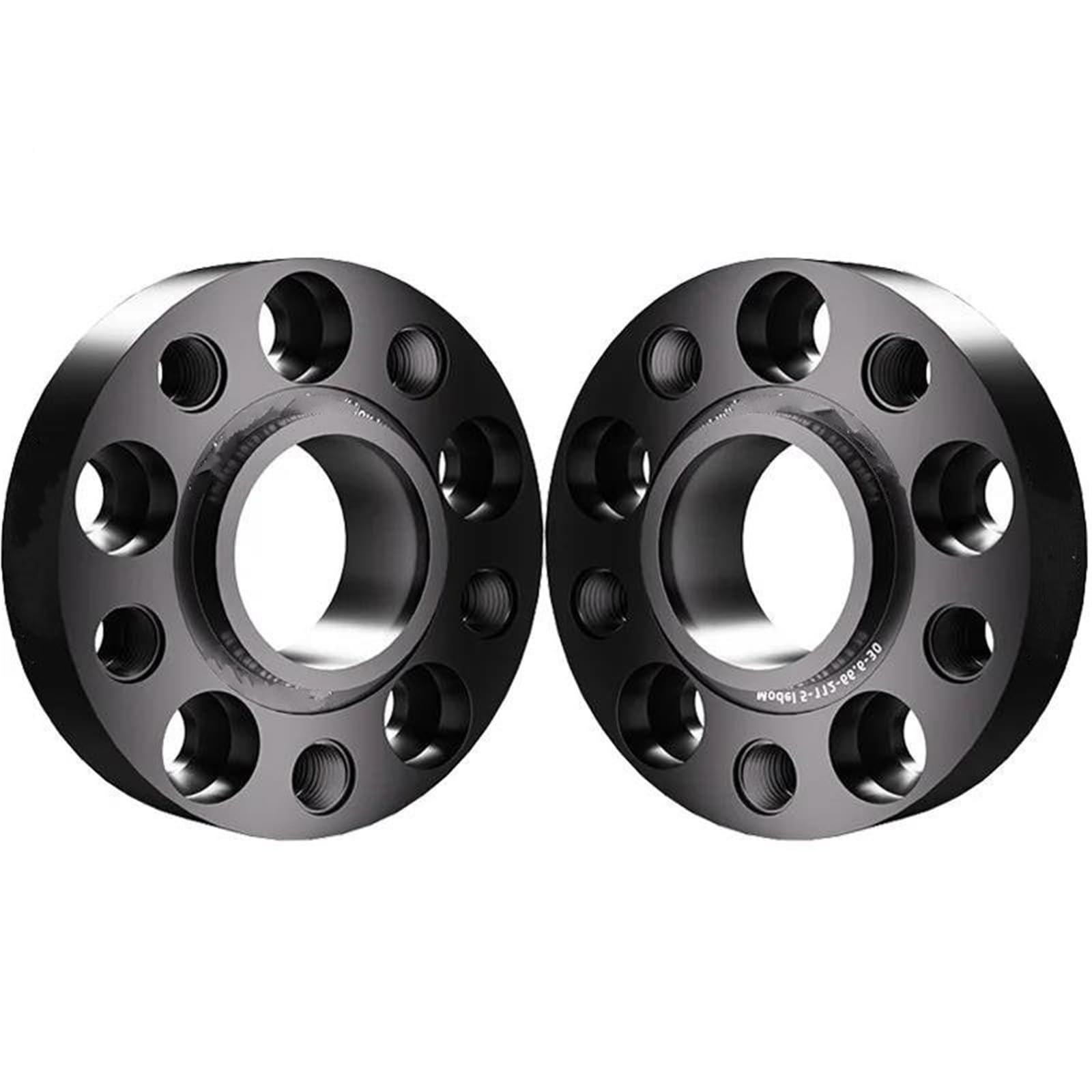 Spurverbreiterung 2PCS PCD 5x112 CB 66,6mm Rad Spacer Adapter M14x1,5 Für Geschmiedete Aluminium Legierung T6-7075 Auto Rad Distanzscheiben(30mm) von DZSQWETYU