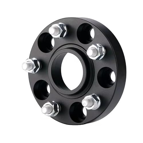 Spurverbreiterung Spurverbreiterungen 5x114,3 CB 60,1mm M12x1,5 Adapter Für Lexus Für ES GS HS IS LS NX RC RX 1 Stück Auto Rad Distanzscheiben(Black 15mm) von DZSQWETYU