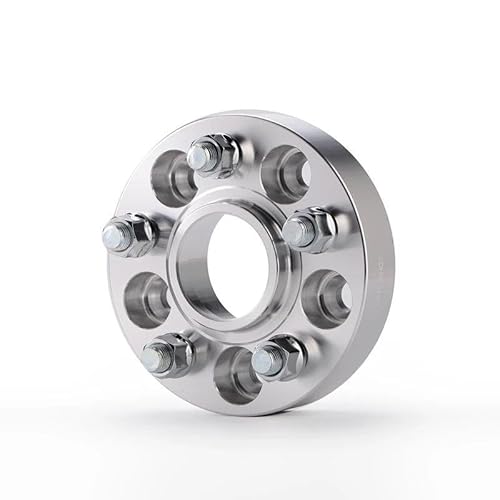 Spurverbreiterung Spurverbreiterungsadapter 5x108 CB 63,4 Mm Raddichtung Für Range Für Rover Für Evoque 1 Stück Hubzentrische Spurverbreiterungen Auto Rad Distanzscheiben(Silver 25mm) von DZSQWETYU