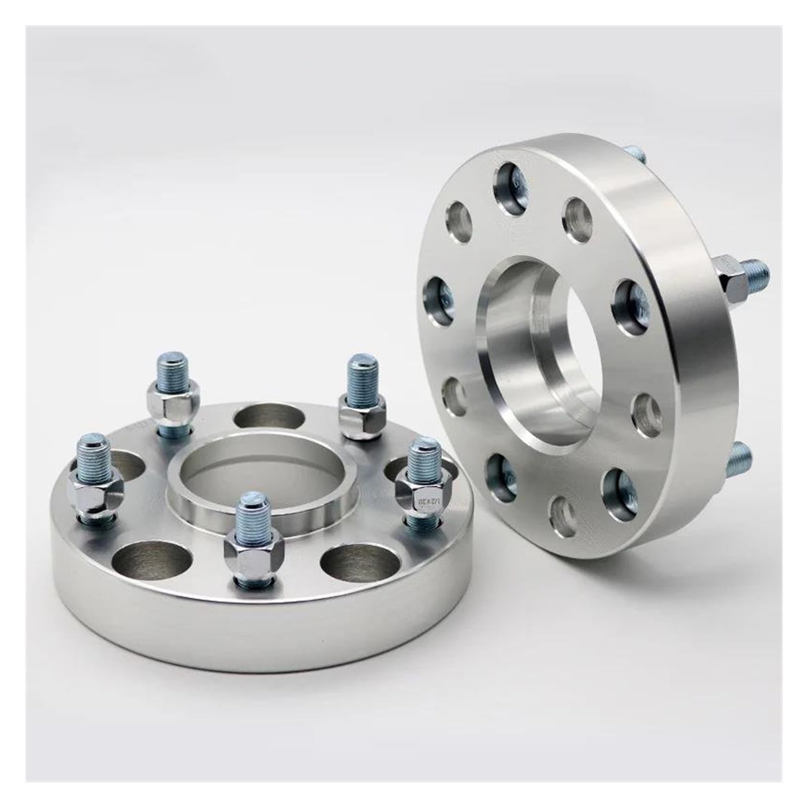 Spurverbreiterung 2 Stück 15/20/25/30/35mm Für NISSAN Für Leaf Für Maxima Für Bluebird Rad Spacer Adapter 5x 114,3 66,1mm Spürverbreiterungsatz(2PCS 30mm Silver) von DZST