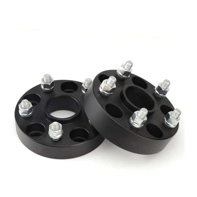 Spurverbreiterung Spurplatten 2 Stück 15/20/25/30/40 Mm PCD 5 X 114,3 CB 60,1 Mm Spurverbreiterung 5 Lug Für THarvard Universal Series M12 X 1,25 Lochkreisadapter(35mm Black spacers) von DZST