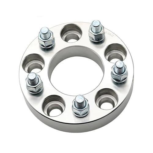 Spurverbreiterung Spurplatten 2 Stück 15/20/25/30 Mm PCD 4 X 114,3 CB 64,1 Mm Spurverbreiterungen Adapter 4 Lug Universal Auto M12XP1.5 Für Geely Für Dehao Lochkreisadapter(2PC Silve 50mm) von DZST