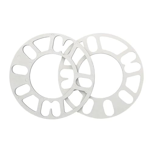 Spurverbreiterung Spurplatten 2PCS Universal Legierung Aluminium 3mm 5mm 8mm 10mm Rad Spacer Distanzscheiben Platte 4 5 STUD Für 4x100 4x114,3 5x100 5x108 5x114,3 5x120 Lochkreisadapter(10mm) von DZST