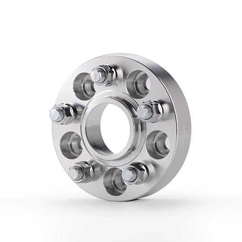 Spurverbreiterung Spurplatten Spurverbreiterung PCD 5x114,3 CB 67,1mm Für Quattroporte Für Alfieri Für Ghibli Für Lincoln MKT 2 Stück (1 Paar) Lochkreisadapter(Silver spacer 30mm) von DZST