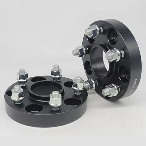 Spurverbreiterung Spurplatten Spurverbreiterungen 5x108 Hubcentric 63,4 15-35mm Aluminium Spurverbreiterung Adapter Für Ford Für Kuga Für Focus Für Mondeo Lochkreisadapter(1PCS 35mm) von DZST