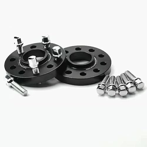 Spurverbreiterung Spurplatten Spurverbreiterungen Verbreiterung Kit 5x112 Hubcentric 66,6 Aluminium Rad Adapter Anzug Für Mercedes Für Benz Auto Separadores Lochkreisadapter(1 piece 12mm) von DZST