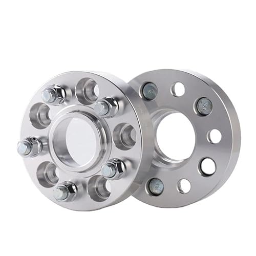 Spurverbreiterung Spurplatten Spurverbreiterungsadapter PCD 5x108 CB 63,4 Für XF Für S-TYPE Für Polestar1 2 Stück Lochkreisadapter(2PC Silver spacers 30mm) von DZST