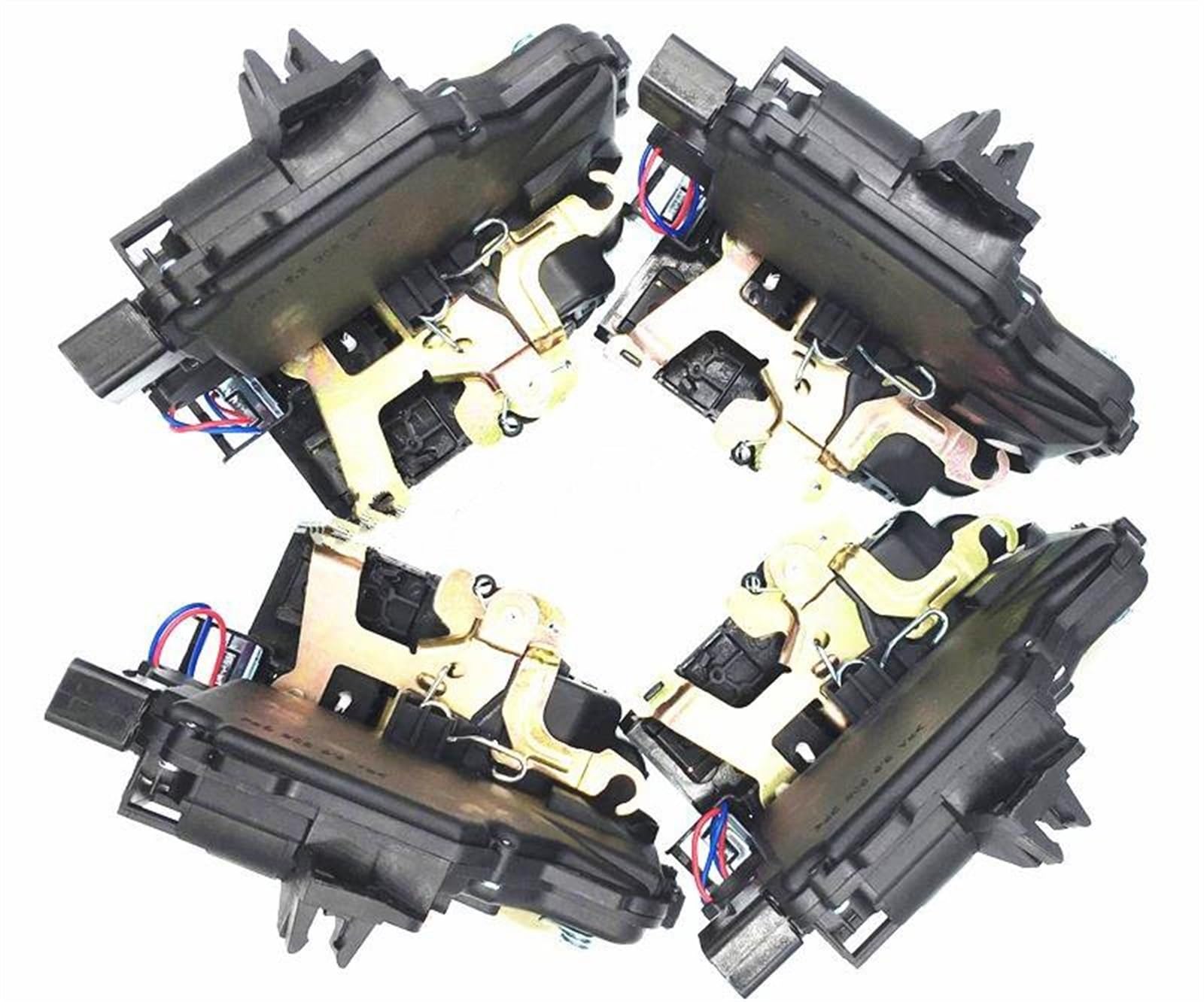 Türschloss Stellmotor 4PCS F/L/R & R/L/R Türschloss Antriebe Latch für VW für Golf IV 1997-2006 3B1837015A & 3B1837016A & 3B4839015A & 3B4839016A von DZST