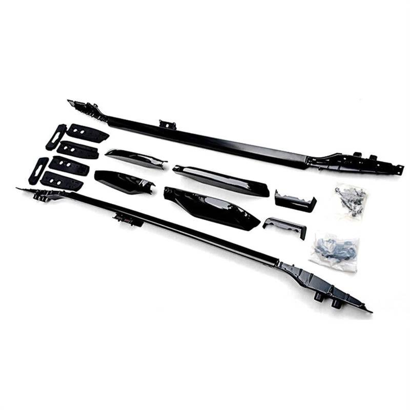 Dachträger Schwarze Dachgepäckträgerschienen Gepäckträger-Kit Außenautozubehör 1Set Für Lexus Für GX460 2010-2022 Auto-Gepäckträger von DZSTBUJIY