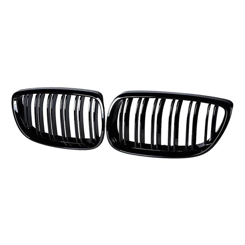 KüHlergrill Front Stoßstange Nieren Grille Dual Single Lamellen Grill Für 3er Für E92 E93 M3 Coupe 2006–2010 Zierleiste Kompatibel(Grille 1) von DZSTBUJIY