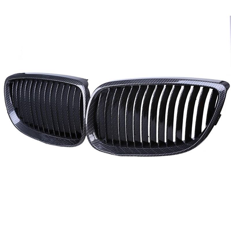 KüHlergrill Front Stoßstange Nieren Grille Dual Single Lamellen Grill Für 3er Für E92 E93 M3 Coupe 2006–2010 Zierleiste Kompatibel(Grille 3) von DZSTBUJIY