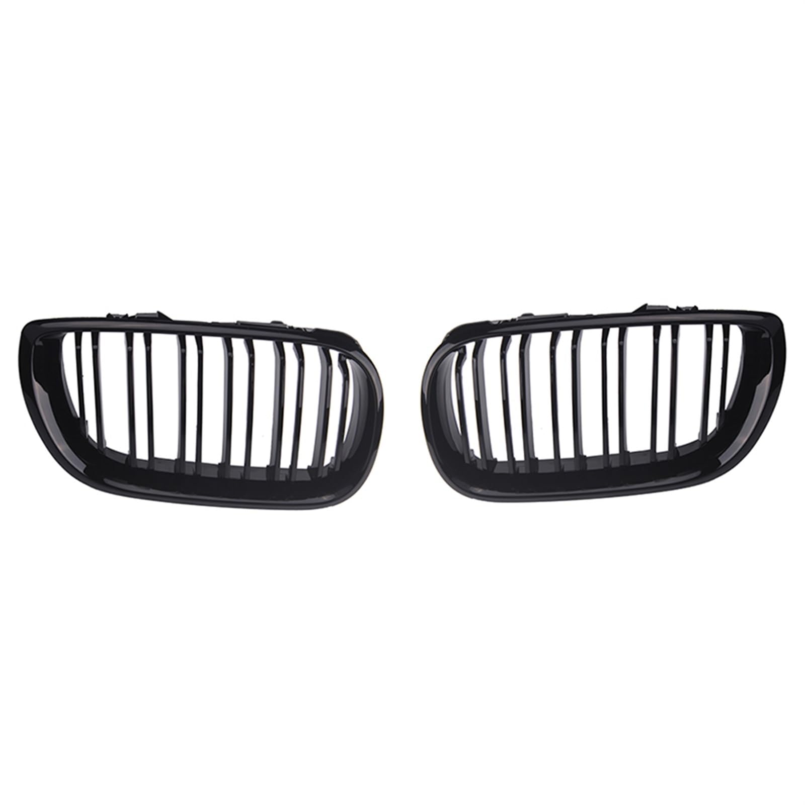 KüHlergrill Frontstoßstangen-Nierengitter Für 3er-Serie E46 4-Türer 320i 325i 2002–2005 Zierleiste Kompatibel(Dual Glossy) von DZSTBUJIY