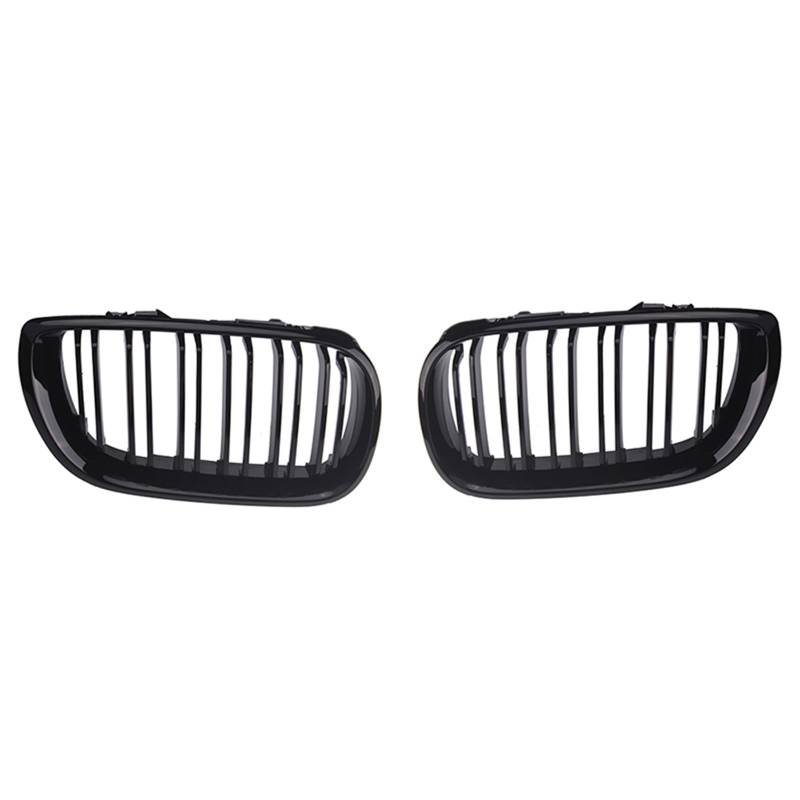 KüHlergrill Frontstoßstangen-Nierengitter Für 3er-Serie E46 4-Türer 320i 325i 2002–2005 Zierleiste Kompatibel(Dual Glossy) von DZSTBUJIY