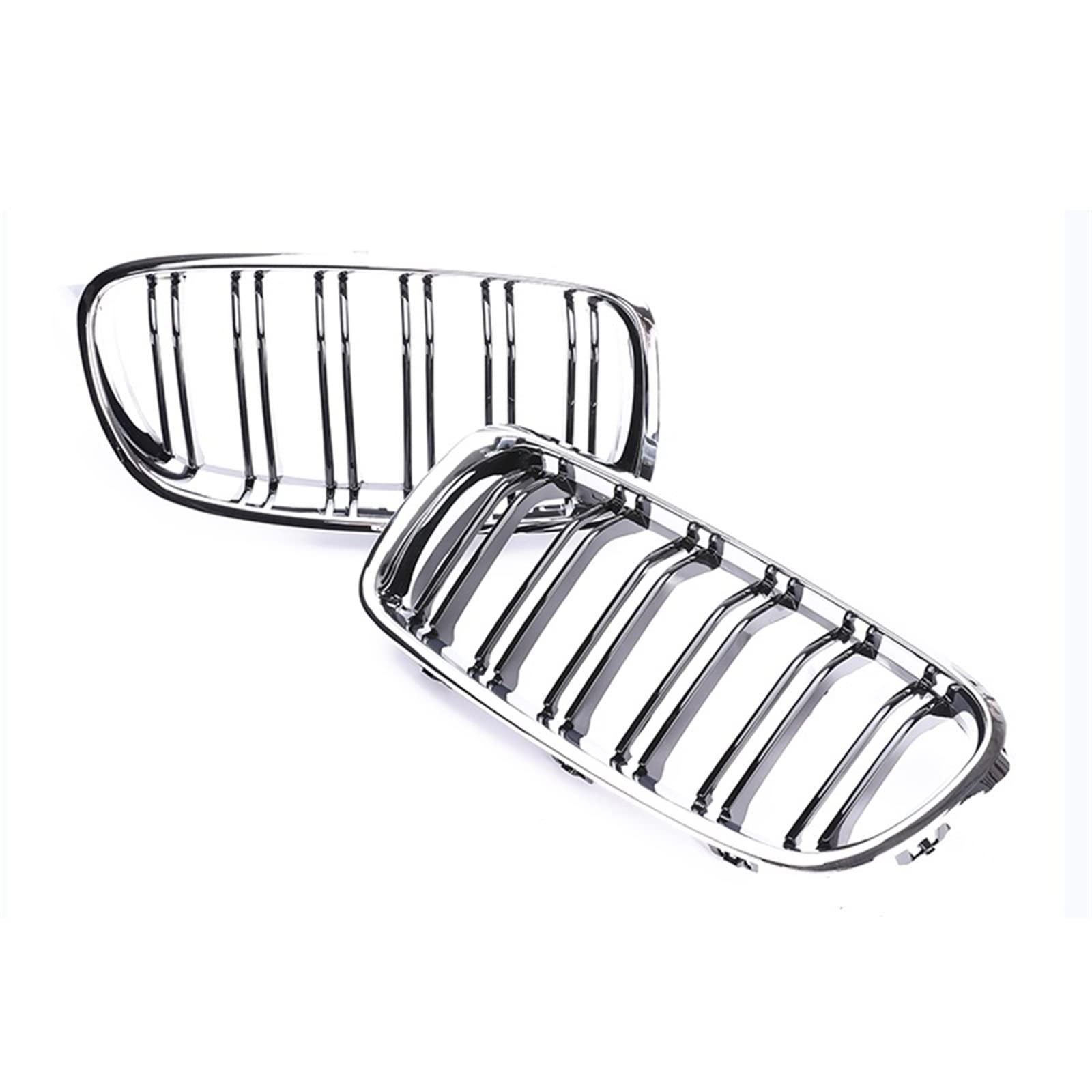 KüHlergrill Frontstoßstangen-Nierengrill Für 3er Für F30 F31 F35 2012–2019 Diamantgrill Zierleiste Kompatibel(Chrome) von DZSTBUJIY