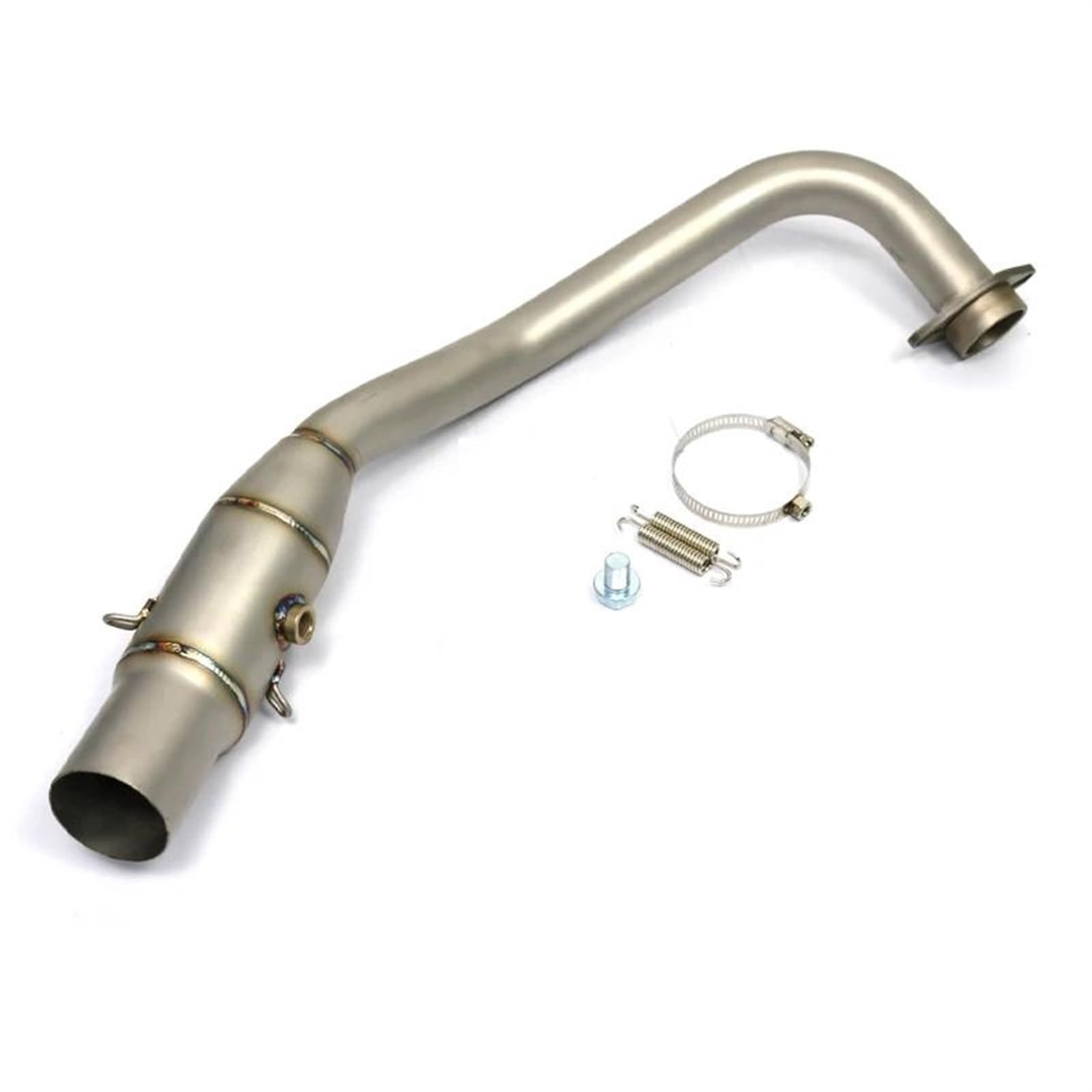 Auspuff Schalldämpfer Für Forza 300 350 Für NSS300 350 2018-2021 Motorradauspuff Modifizierter Schalldämpfer DB Killer Front Link Pipe Motorrad Auspuffrohr von DZSYANJIASM