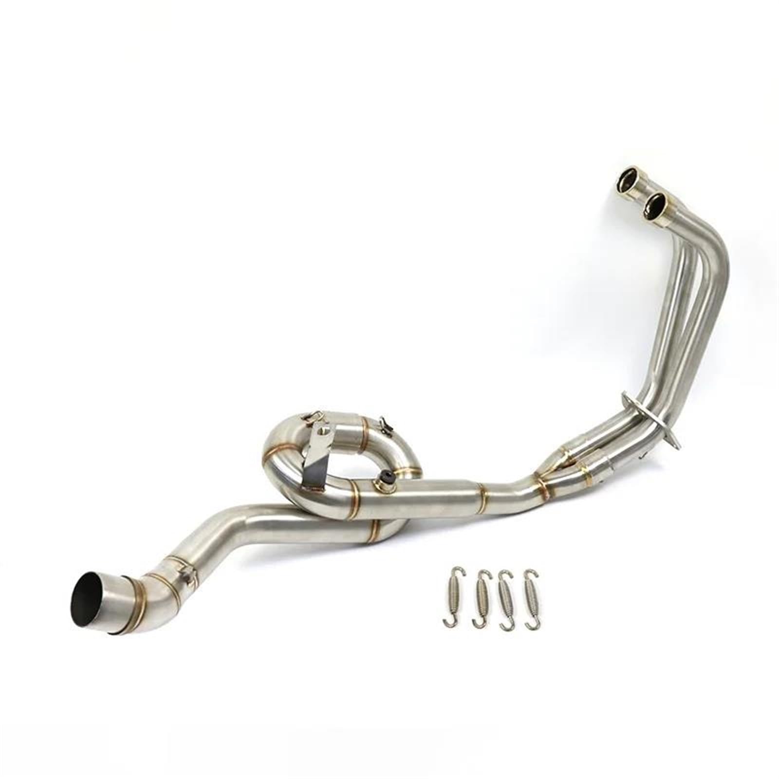 Auspuff Schalldämpfer Für MT03 Für MT-03 Für R25 Für R3 2014-2021 51mm Motorradauspuff Front Link Vollsystem Auspuff Frontrohr Edelstahl Motorrad Auspuffrohr von DZSYANJIASM