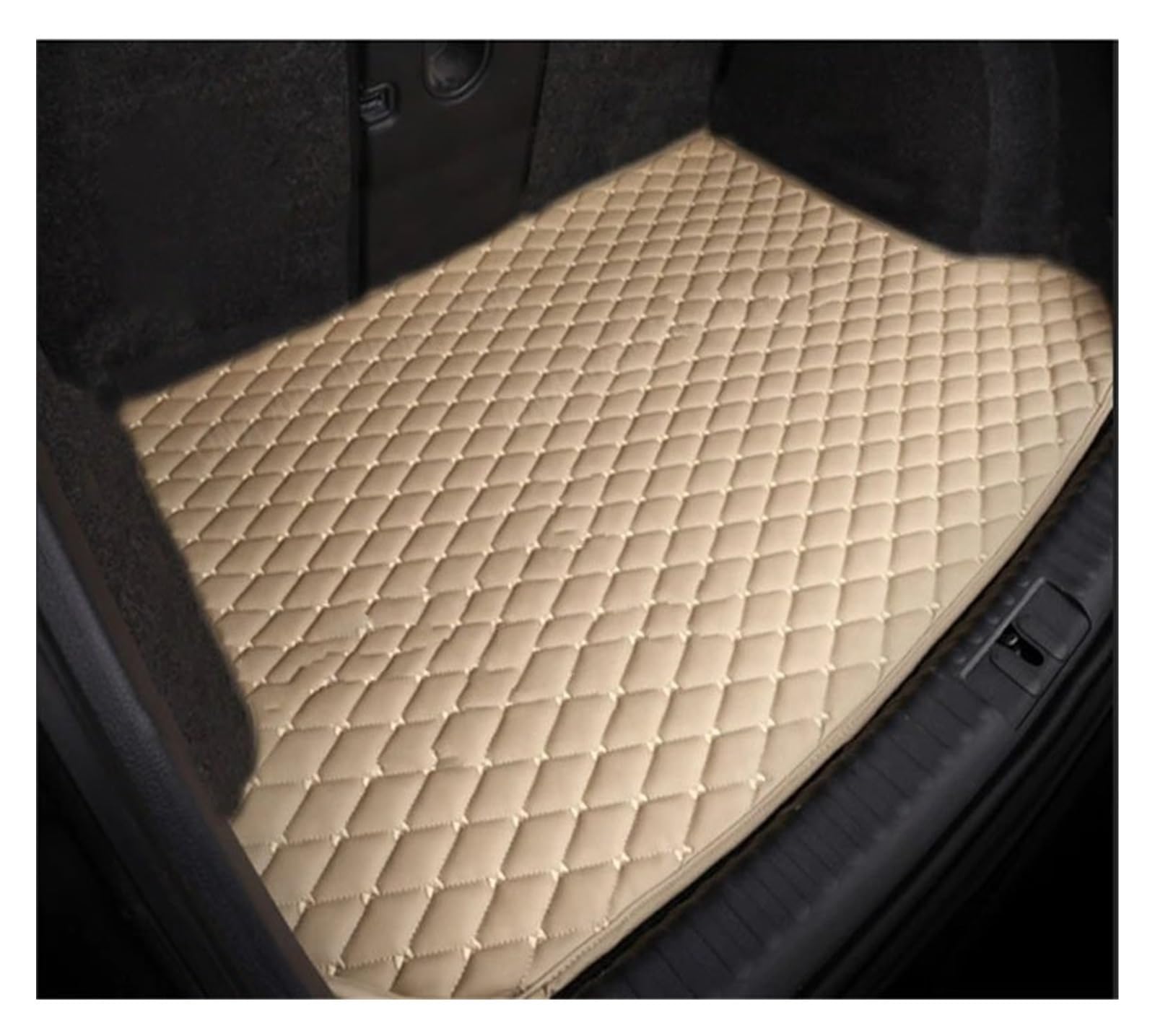 Auto Hinten Stamm Matten Für CRV CR-V RW1 RW8 2017 2018 2019 2020 2021 wasserdichte Schutz Pad Auto Matten Auto Auto Zubehör Kofferraummatte Kofferraumschutz Matte(Beige,Halbpack) von DZSYANJIASM