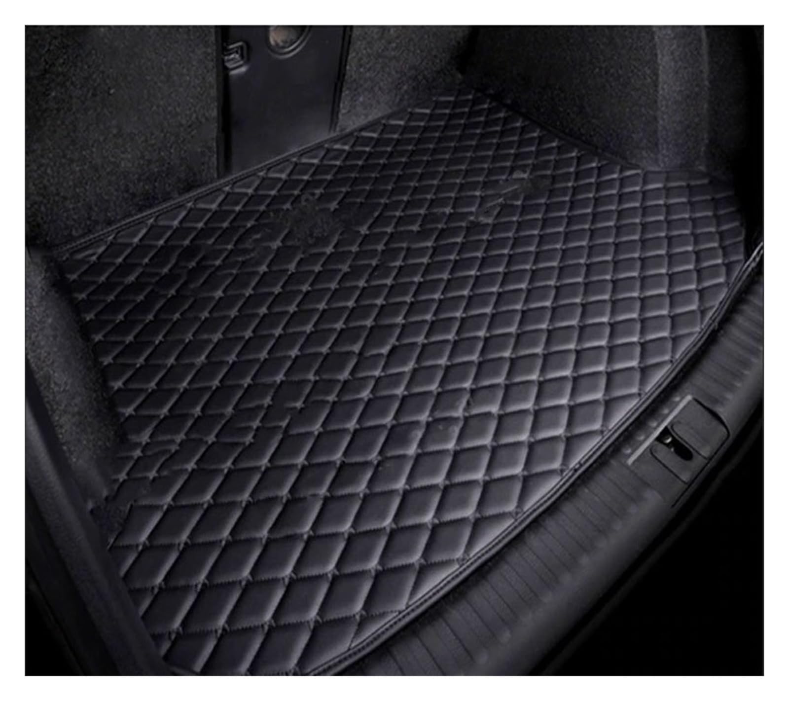 Auto Matte Für VW Für Passat B7 2010~2014 wasserdichte Schutz Pads Auto Kofferraum Matte Kofferraum Fenster Pad Auto Zubehör Kofferraummatte Kofferraumschutz Matte(B Beige,Halbpack) von DZSYANJIASM