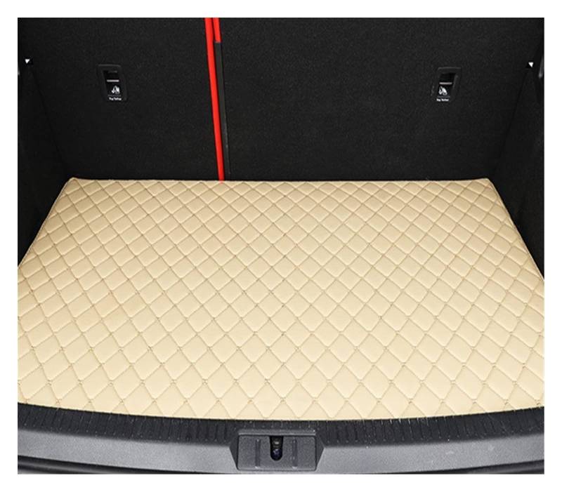 Auto Matten Auto-Fußmatten Für X6 Für F16 2015 2016 2017 2018 2019 Auto-Fußpolster Autoteppichabdeckung Innenzubehör Auto Fussmatten(Trunk-LIGHE BEIGE) von DZSYANJIASM