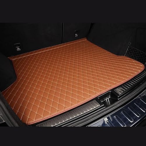 Custom Car Boot Teppich Fit Für GMC Für Acadia 2007 2008 2009 2010 2011 2012 2013 2014 2015 2016 Auto Stamm Matten Auto Cargo-Liner Pads Kofferraummatte Kofferraumschutz Matte(Braun) von DZSYANJIASM