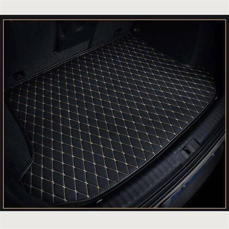 Custom Leder Kofferraum Matten Für Infiniti QX60 Q50 QX50 G35 QX70 Q60 G37 M JX QX80 Q70 FX35 QX56 Q80 Auto Teppiche Abdeckungen Styling Kofferraummatte Kofferraumschutz Matte(Black with beige) von DZSYANJIASM