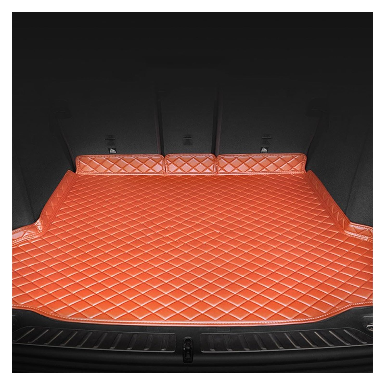 Maßgeschneiderte Leder-Kofferraummatten Für Suzuki Für Swift 2005 2006 2007 2008 2009 2010 2011 2012 2013 2018 Cargo Mat Zubehör Kofferraummatte Kofferraumschutz Matte(Braun,7 Pcs) von DZSYANJIASM