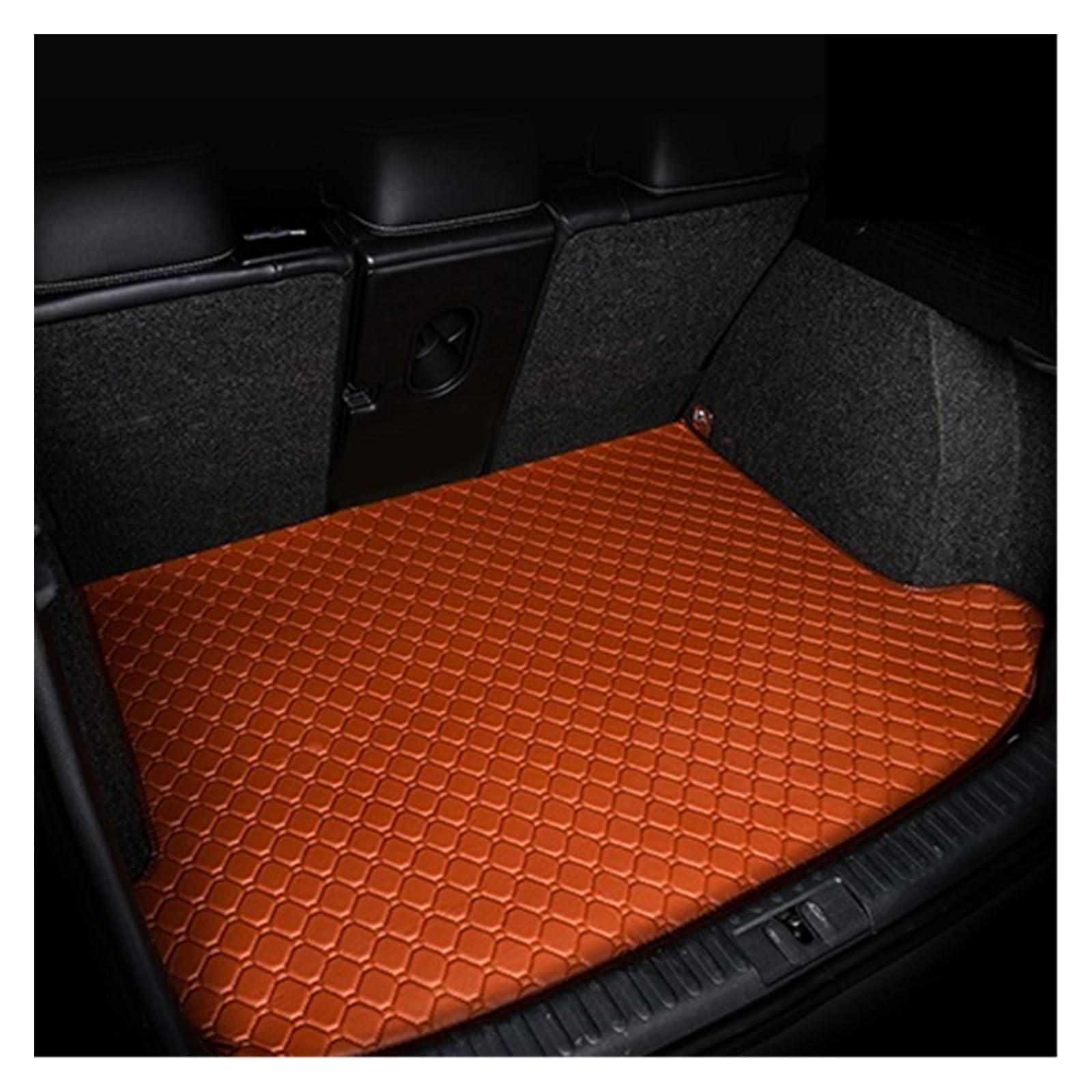 wasserdichte Leder Custom Trunk Automatten Für Infiniti Q70L 2013-2017 Non-Hybrid Rear Trunk Mat Tray Teppich Schlamm Kofferraummatte Kofferraumschutz Matte(Braun,1pc) von DZSYANJIASM