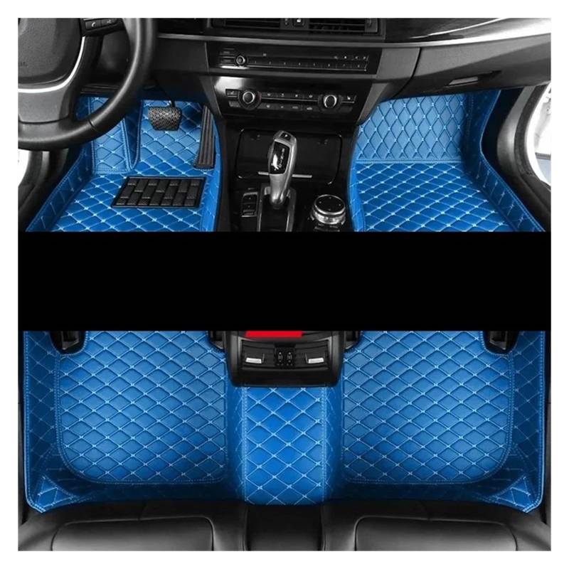 Auto Fußmatten Auto-Fußmatten für Hyundai für Tucson L NX4 2021 2022 2023 2024 Auto-Innenausstattung Fußmatten Autos fussmatten Auto(3pc Blue,LHD) von DZSYBUIGB