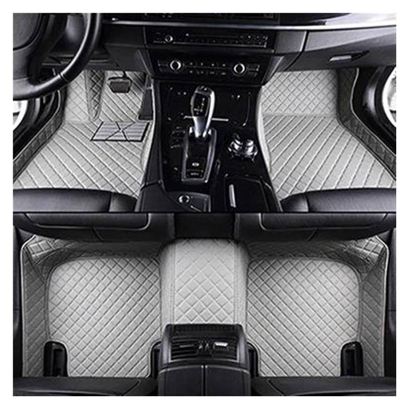 Auto Fußmatten Benutzerdefinierte 3D-Volldeckung Auto-Fußmatten für Mini für R53 R56 4seat 2004-2013 Innenausstattung fussmatten Auto(Grey) von DZSYBUIGB