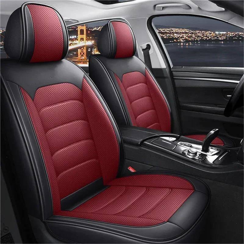 DZSYBUIGB Autositzbezüge Auto Sitzbezug Für Jeep Für Compass Für Grand Für Cherokee Für Commander Für Wrangler Jk Auto Zubehör Auto-Schonbezüg(Red Black) von DZSYBUIGB