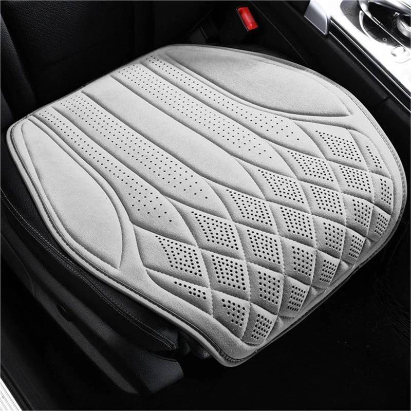 DZSYBUIGB Autositzbezüge Autositzbezug Four Season Auto Leder Sattelpolster Sitzbezüge für Auto Coole Sitze Abdeckung Schutz Autos Zubehör Auto-Schonbezüg(White Front seat) von DZSYBUIGB